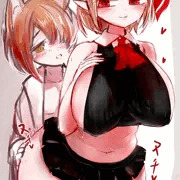 おいなりさんを食べるルーミアちゃん