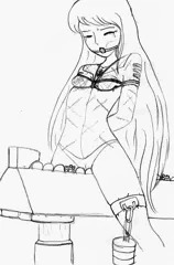 木馬の上を移動