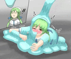 スライムに襲われるコメットさん