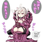 ふたなり強制絶頂触手椅子！