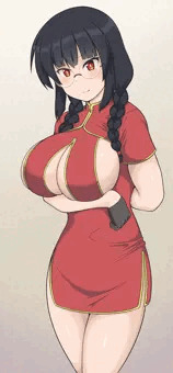 チャイナ服眼鏡