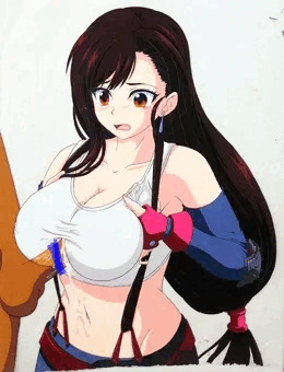 ティファに抜いて貰う。