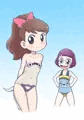 例の水着。