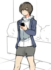 特に無表情な人妻さん