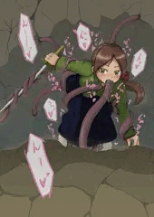 女剣士の修行