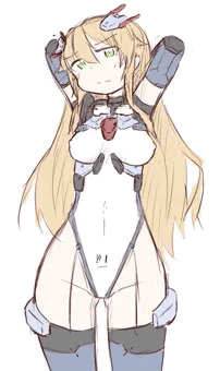 ハイレグパイロットスーツ娘