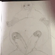 双根超乳ボテ腹ふたなり