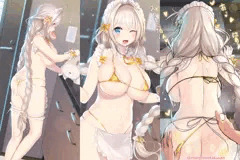 紲星あかりver　はたらくビキニメイド＋おまけラフ