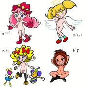 ポップンミュージックの適当に可愛いを描きました。
