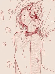 スク水日焼けの女の子をいじめる