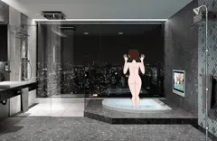 宿泊先のバスルームにてのできごと(動画・笑)