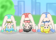 股覗きであっかんべー