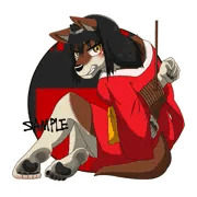 犬の拘束キーホルダー