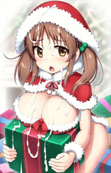 クリスマスの十時さん♡　白い液体差分