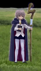 タバサのコスプレをした長門