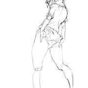 ブルマと福田。