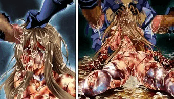 かすみ無惨!!忍者達に両腕を破壊され、凌辱の限りを尽くされて顔射