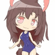 スク水の小さい影狼ちゃん