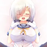 【GIFアニメ】浜風ちゃん動かしてみた