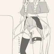 　男子トイレ尿道カテーテル立ちションいあちゃん