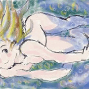 人魚のように泳ぐ
