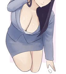 胸チラ