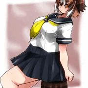 ミミちゃんはセーラー服似合うから着て