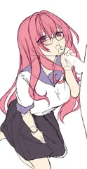 ピンク髪 フェラ