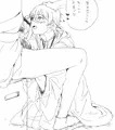 主鶴とモブ鶴落書き