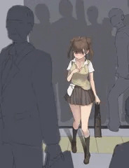 電車を降りる園田智代子