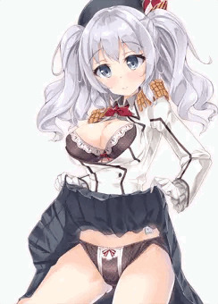 提督の忍耐度を試験します。えへへっ