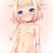 絆創膏ONEちゃん+首輪差分