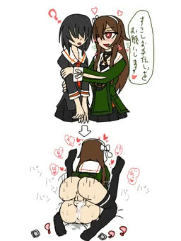 ふたなり風紀委員とモブ女子生徒