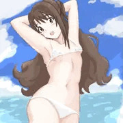 お尻の大きな女の子