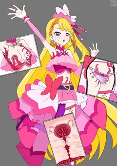 キュアバタフライ　触手服