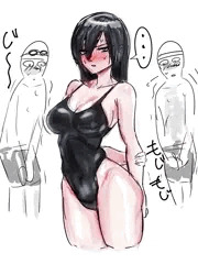 目つき悪いせいで普段は誰も寄ってこないのに、プールの授業だけ人が集まる女の子