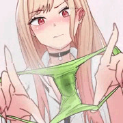 喜多川海夢ちゃんのパンツあやとり