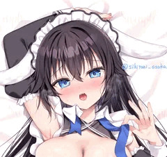 うさ耳verメイド未来ちゃん抱き枕