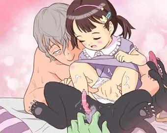 幼女と犬