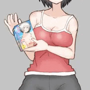 お題：自分のアダルトビデオ照れながら持つ