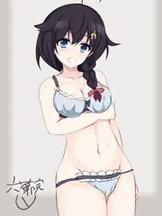 下着時雨ちゃんマイナス１