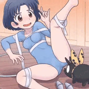 あかねちん特訓中。