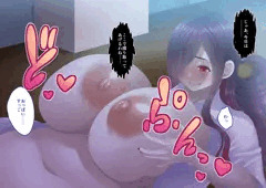 【巨女幽霊】巨女さんにのっかりパイズリで搾り取られる