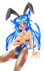 猫耳バニーイカガール