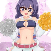 絵伝ちゃんのチア衣装まろび出ろ