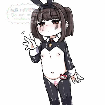 ロリ試し描き逆バニー