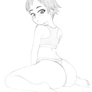 デカ尻ボーイッシュちゃん