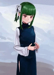 チャイナ服緑子とおまけ表情差分