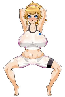 ガニ股ふみな
