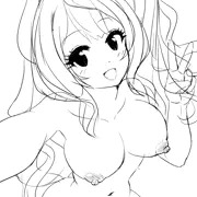 自撮りスズナ（全裸ラフ）